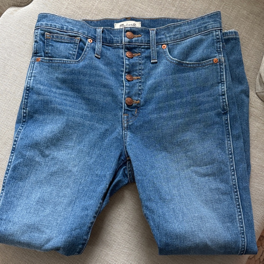 Madewell 10 inch high rise Skinny